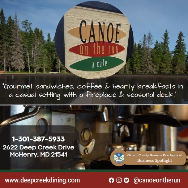 Todays Business Spotlight 🚣‍♂️ is on Canoe on the Run!
Visit them at Canoe on the Run
Follow us to see more daily Garrett County Business Spotlights!
If you are interested in having your business featured contact Connor Norman at cnorman@garrettcountymd.gov. #BusinessDevelopment #garettcountymd